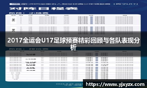 2017全运会U17足球预赛精彩回顾与各队表现分析